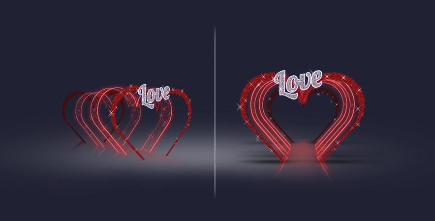 Tunel SERCE "LOVE"