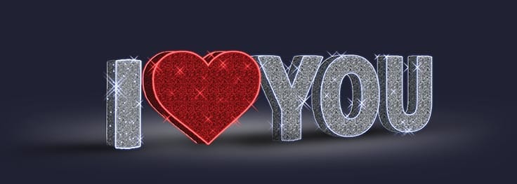 Figura "I LOVE YOU"